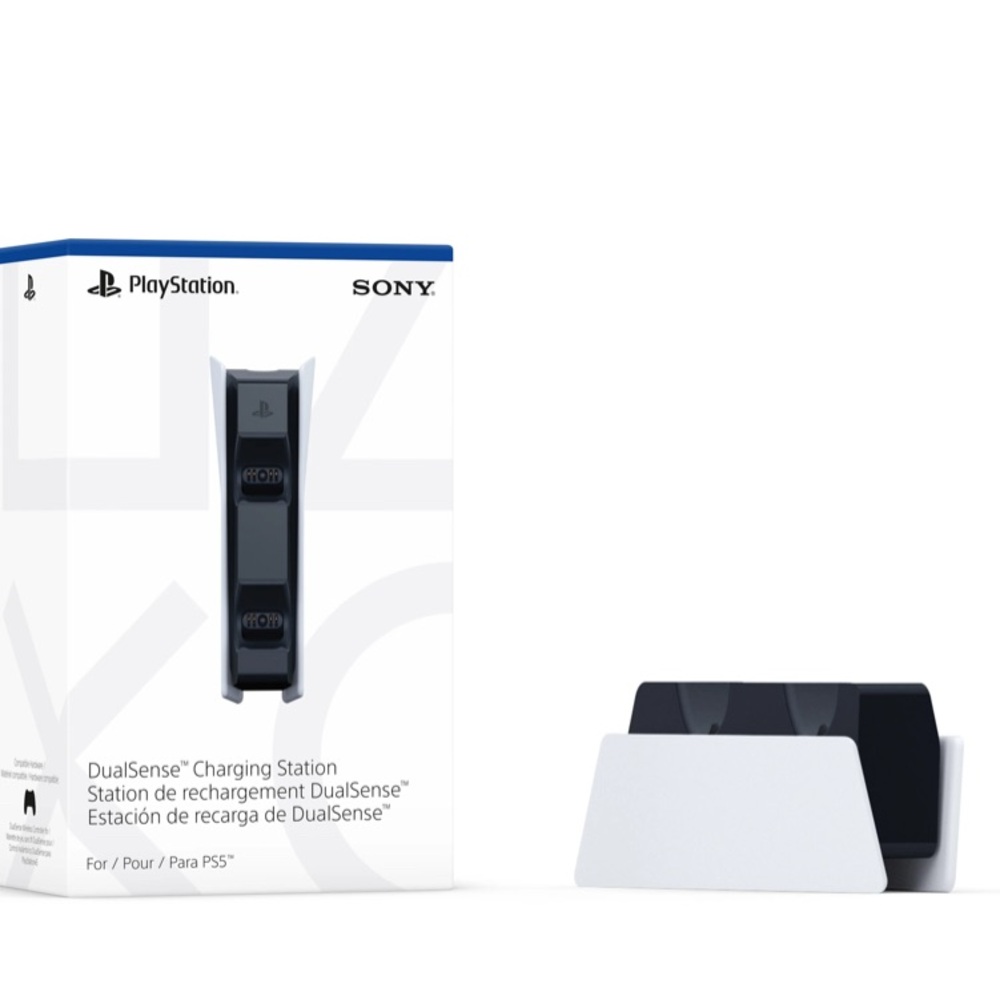 Sony DualSense Controller Charging Station- Black and White